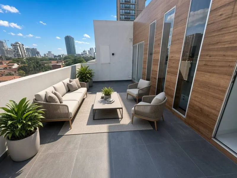 Penthouse de 3 dormitorios en venta en Aura Residences, Equipetrol: foto 12 de 12