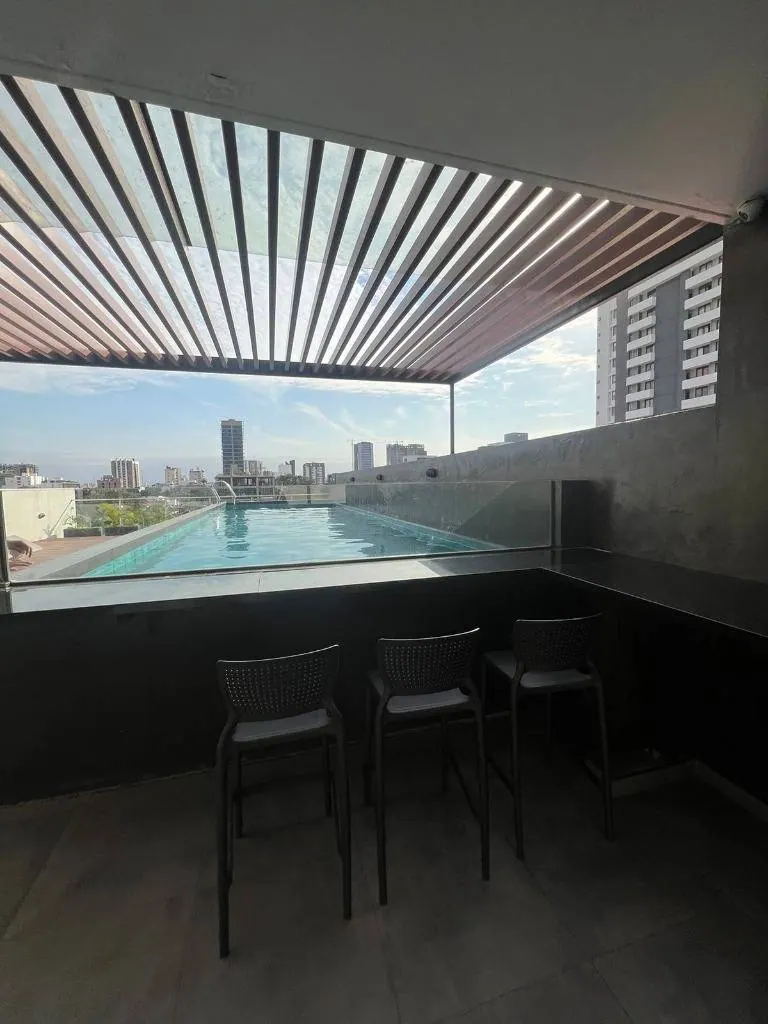 Furnished studio for rent in the Gold building, Equipetrol: foto 18 de 20