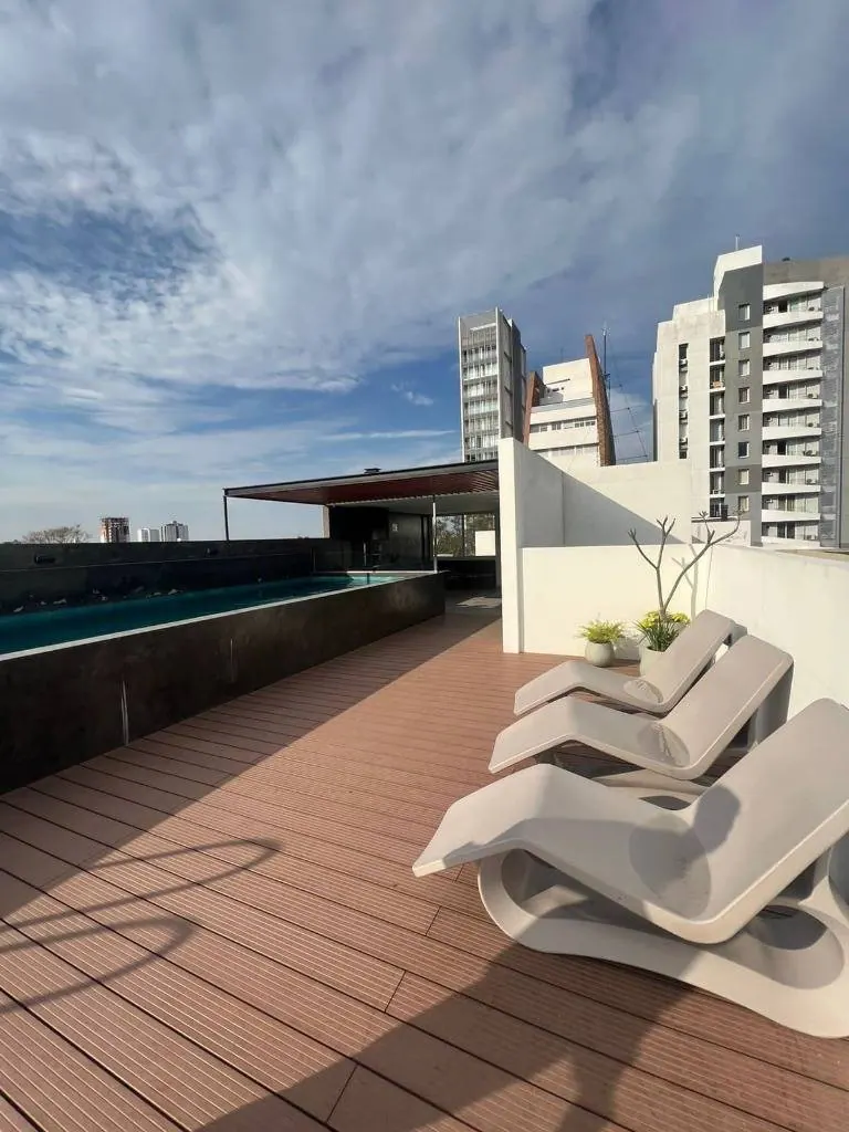 Furnished studio for rent in the Gold building, Equipetrol: foto 19 de 20