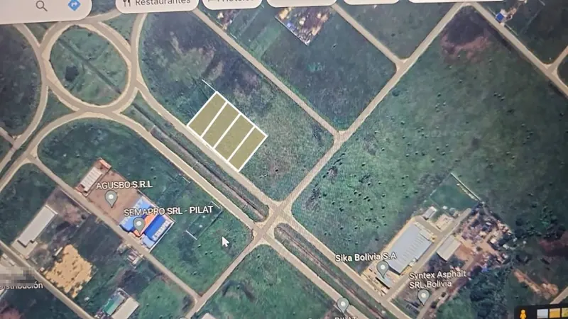 Terreno de 1.825 m² en alquiler en PILAT fase II, Warnes