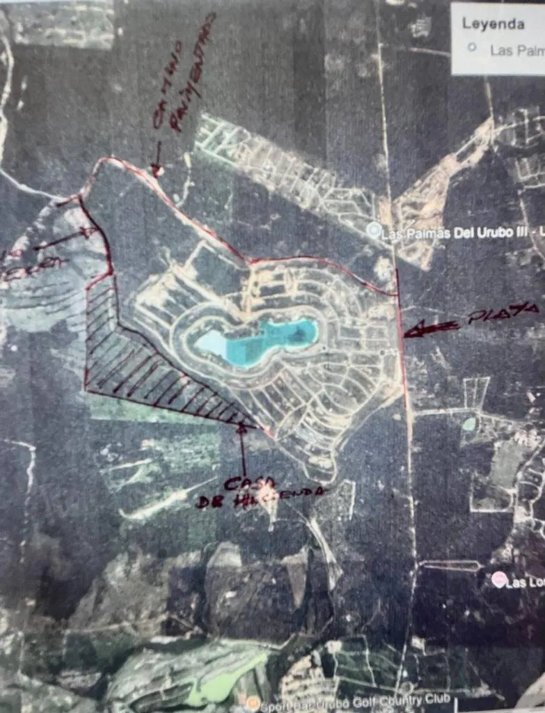 29.4-hectare lot for sale in Urubó, behind Playa Turquesa: foto 2 de 7