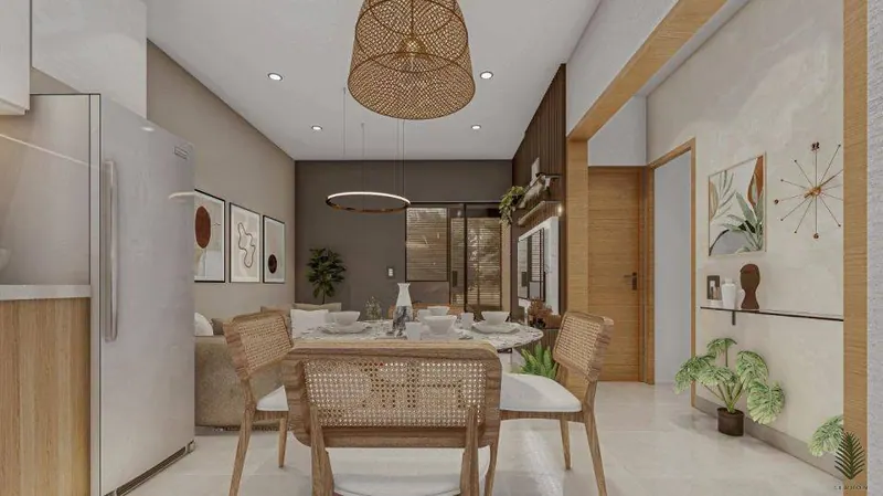 Casa de 2 dormitorios en venta en el condominio Villa Terrón, Cotoca