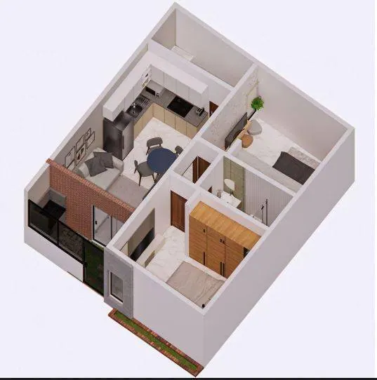 Casa de 2 dormitorios en venta en el condominio Villa Terrón, Cotoca: foto 3 de 11