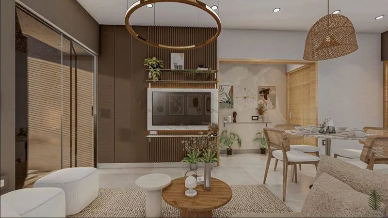 Casa de 2 dormitorios en venta en el condominio Villa Terrón, Cotoca