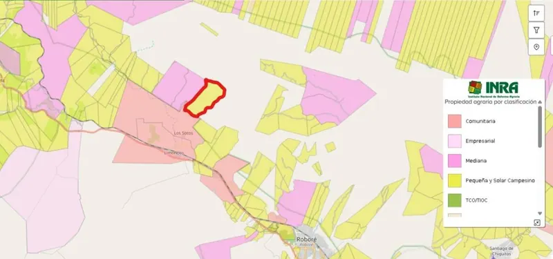 500-hectare cattle property for sale in Limoncito, Roboré: foto 6 de 7
