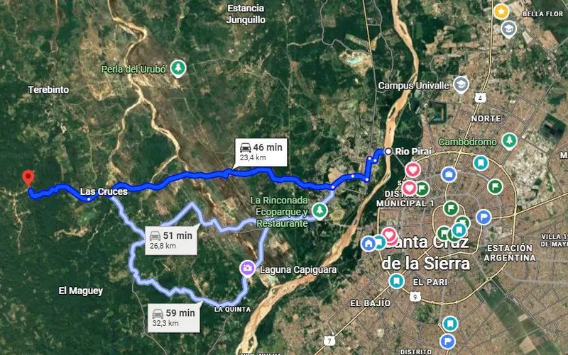 Terreno de 360 m² en venta en Tierra Santa, Urubó: foto 1 de 1