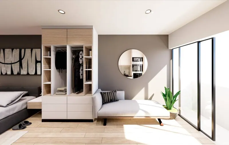 Studio apartment for sale, pre-construction, in the Tribu Urbana gated: foto 9 de 16
