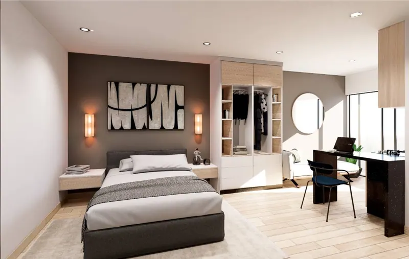 Studio apartment for sale, pre-construction, in the Tribu Urbana gated: foto 16 de 16