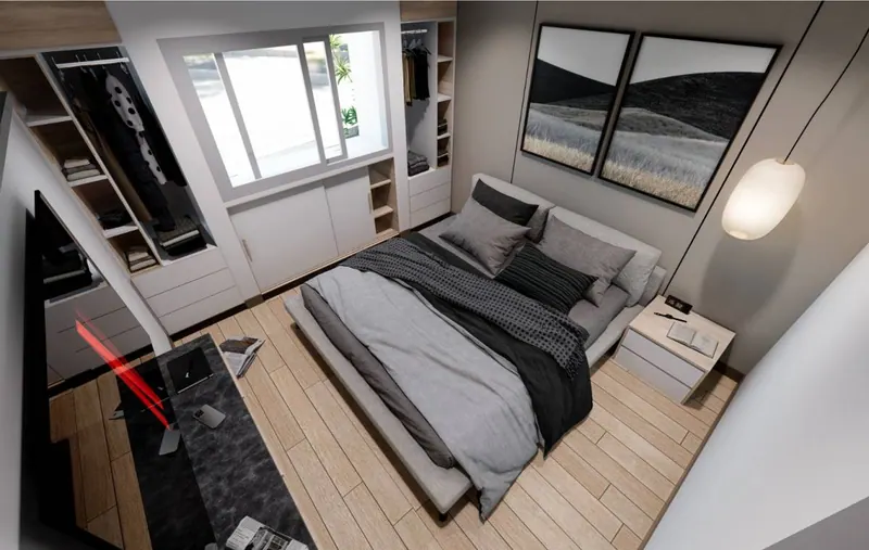 Departamento de 1 dormitorio en preventa en el condominio Tribu Urbana: foto 14 de 21