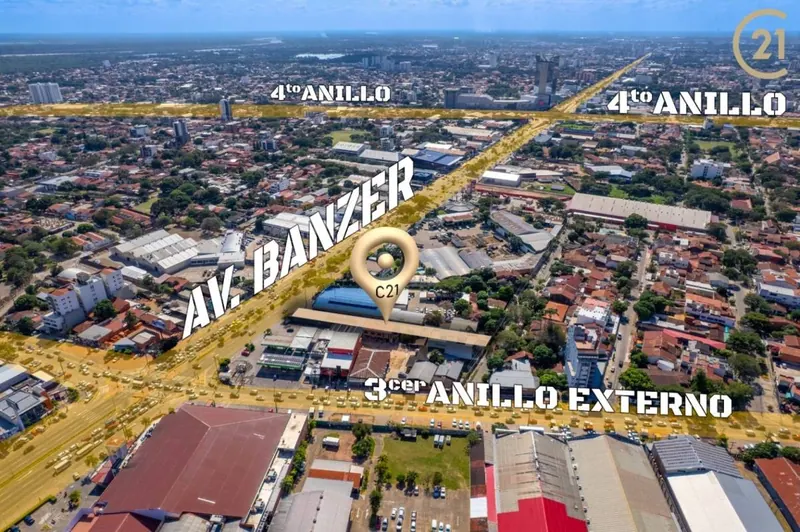 Terreno de 1.070,05 m² en venta sobre la Av. Banzer, Zona Norte: foto 2 de 6