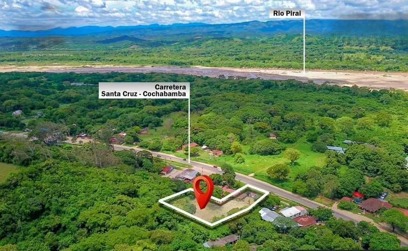 Terreno en esquina de 1800 m² en venta sobre la carretera a La Guardia: foto 2 de 5