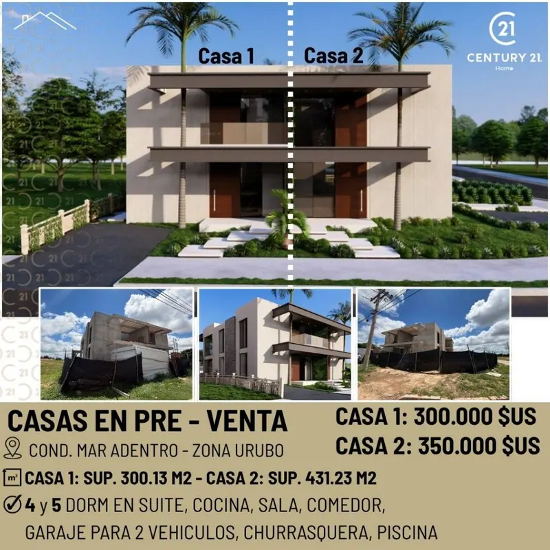 Casa de 4 dormitorios en preventa en el condominio Mar Adentro, Urubó: foto 2 de 12