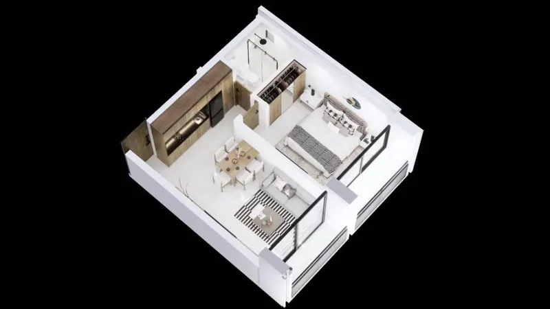 Departamento de 1 dormitorio en preventa en el edificio Solaz: foto 5 de 25