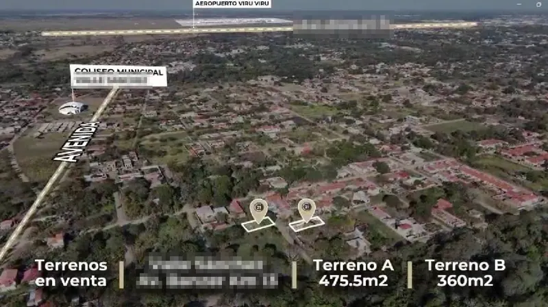 Terreno de 360 m² en venta en Valle Sánchez II, Warnes: foto 5 de 5