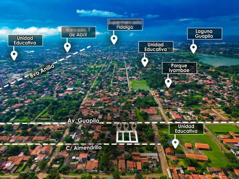 Terreno de 360 m² en venta en la Zona Este, Av. Cumavi 8vo anillo: foto 3 de 6