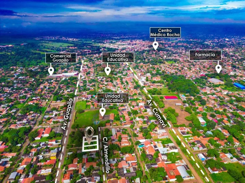 Terreno de 360 m² en venta en la Zona Este, Av. Cumavi 8vo anillo: foto 4 de 6
