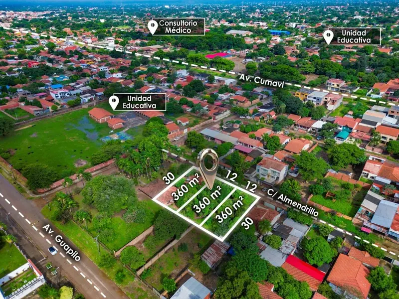 Terreno de 360 m² en venta en la Zona Este, Av. Cumavi 8vo anillo: foto 6 de 6
