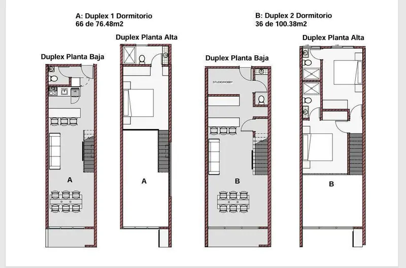 Departamento dúplex de 1 dormitorio en venta en Mar Adentro, Urubó: foto 9 de 9