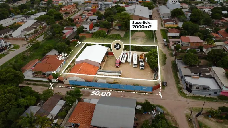 Terreno en esquina de 2.000 m² en venta en la Doble Vía La Guardia