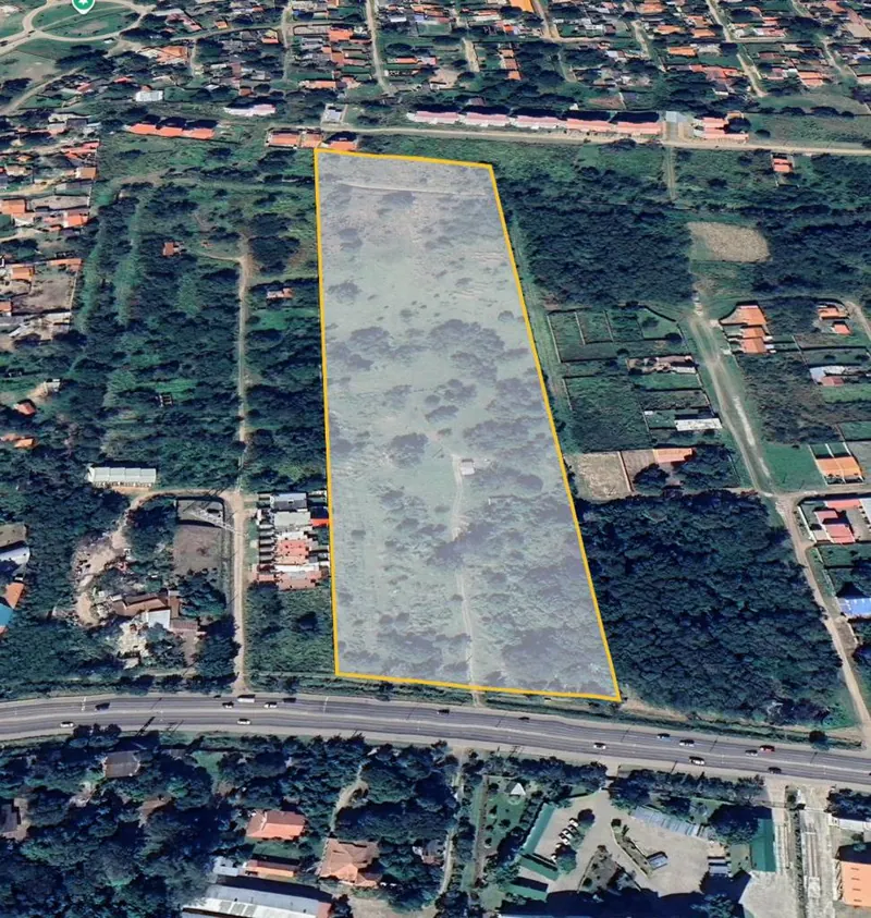 5.5-hectare lot for sale on the road to Cotoca, km 10