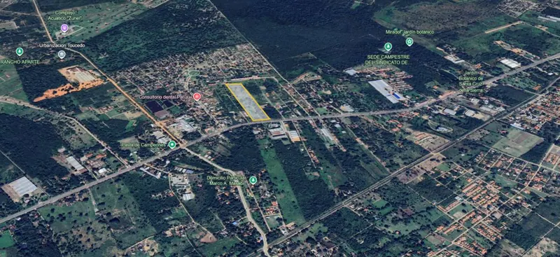 Terreno de 5,5 hectáreas en venta sobre carretera a Cotoca, km 10: foto 4 de 7