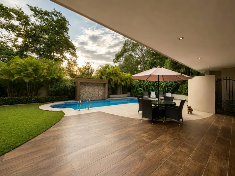 House for sale in Urubó Golf with pool and independent apartment: foto 44 de 54