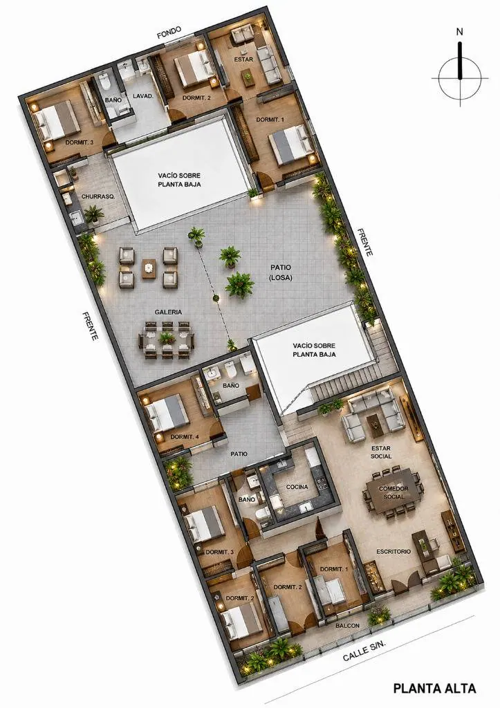 Locales comerciales y 3 departamentos en venta en el centro, Los Pozos: foto 4 de 5
