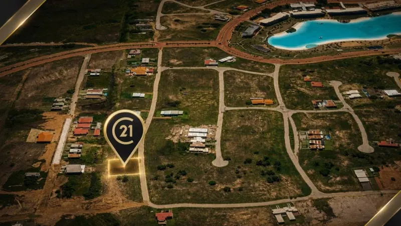 Terreno de 595,57 m² en venta en el condominio Mar Adentro, Urubó: foto 1 de 2