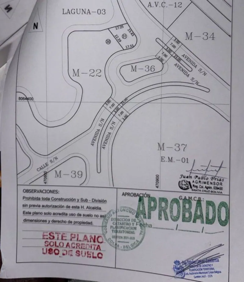 524.11 m² lot for sale in the North Zone: foto 2 de 7