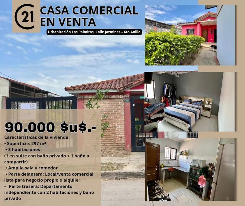 Casa con departamento independiente en venta en Las Palmitas: foto 2 de 10