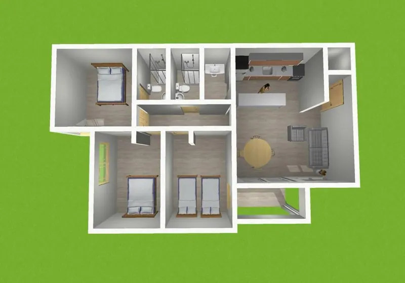 Departamento de 3 dormitorios en venta en la Urbanización Salom: foto 7 de 12