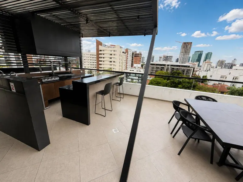 Monoambiente amoblado en venta en el condominio Nomad, Equipetrol: foto 10 de 16