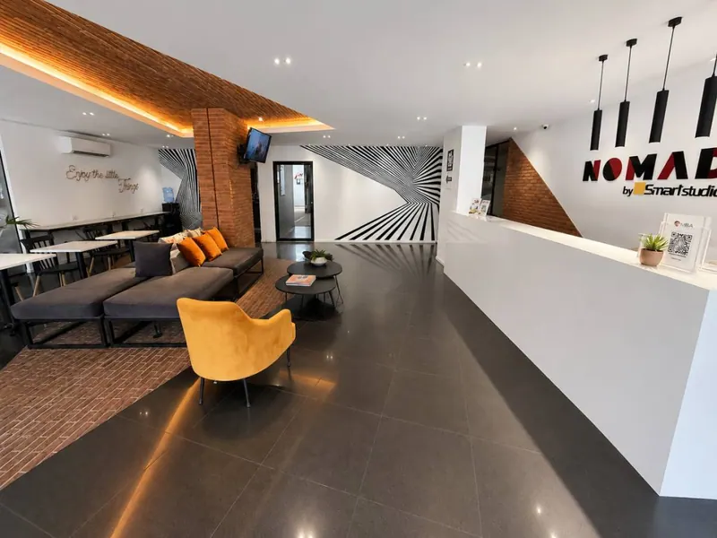 Monoambiente amoblado en venta en el condominio Nomad, Equipetrol: foto 15 de 16