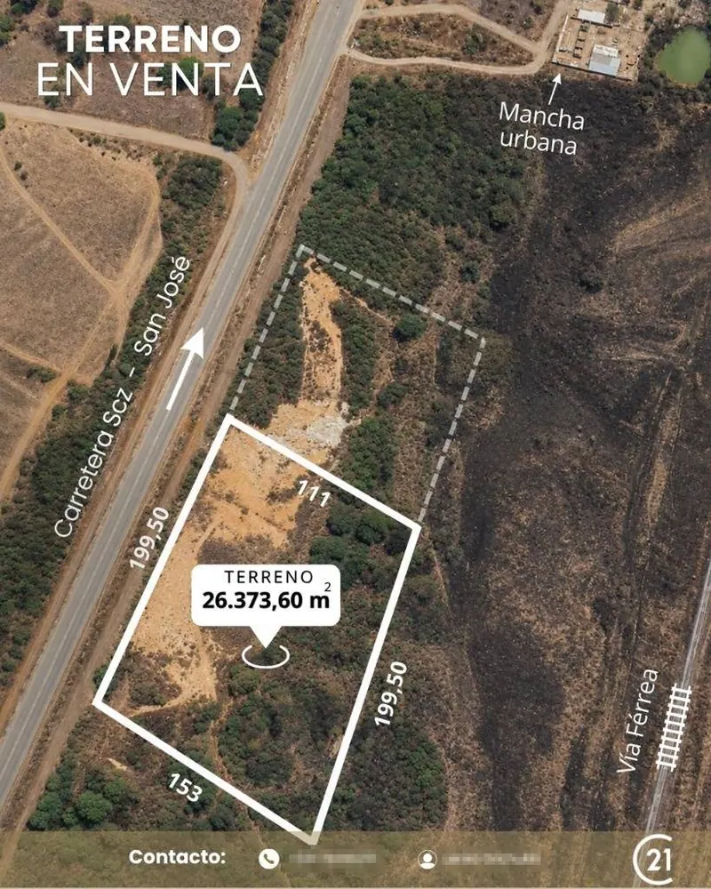 26,373.60 m² lot for sale facing the highway to San José: foto 2 de 7