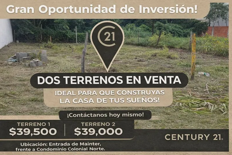 188 m² lot for sale in the North Zone, near the Mainter entrance: foto 2 de 2