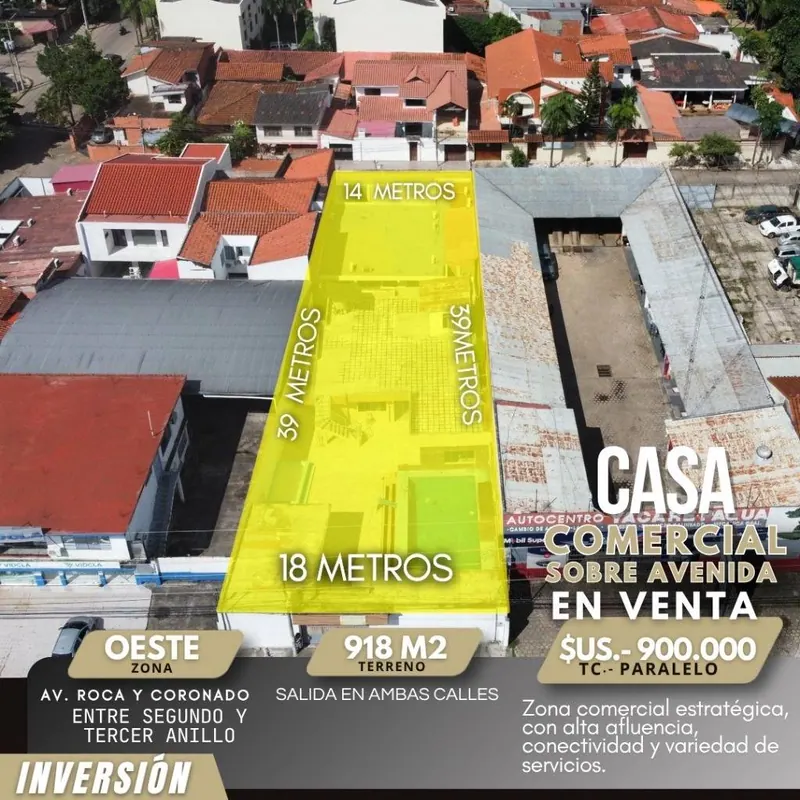 Casa de uso comercial en venta sobre la Av. Roca y Coronado: foto 2 de 4
