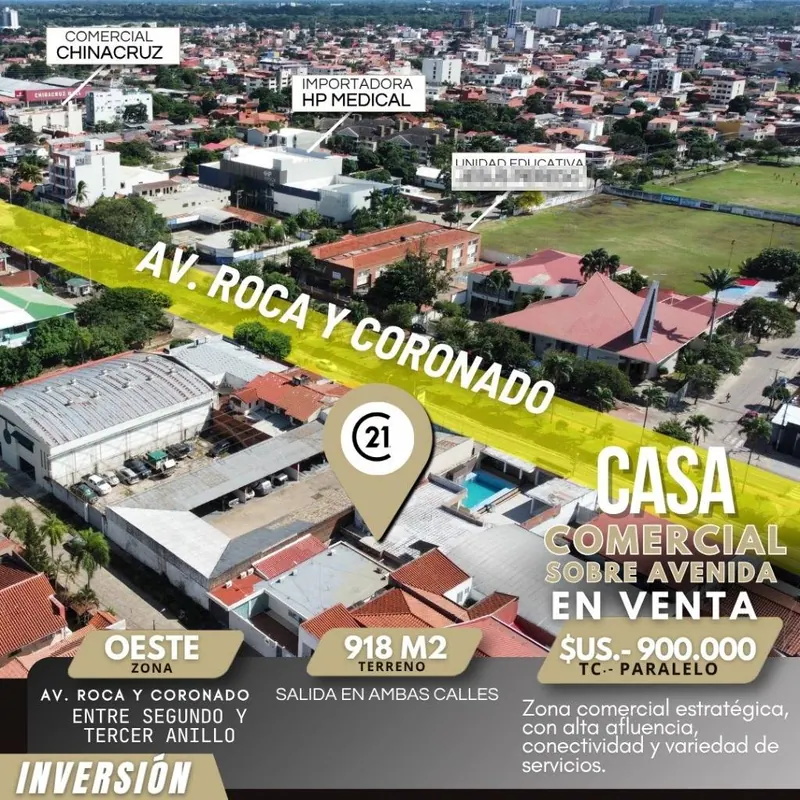 Casa de uso comercial en venta sobre la Av. Roca y Coronado: foto 3 de 4