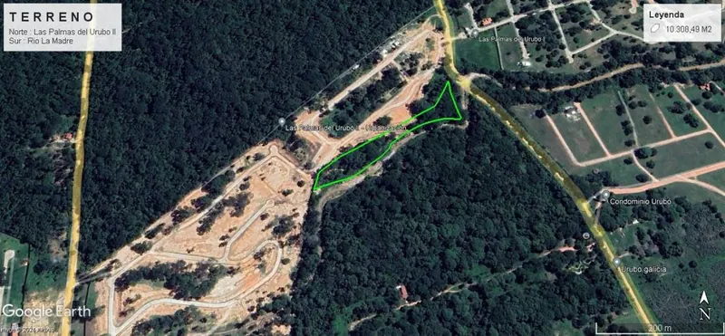 Terreno de 1 ha en venta en el Urubó: foto 3 de 3
