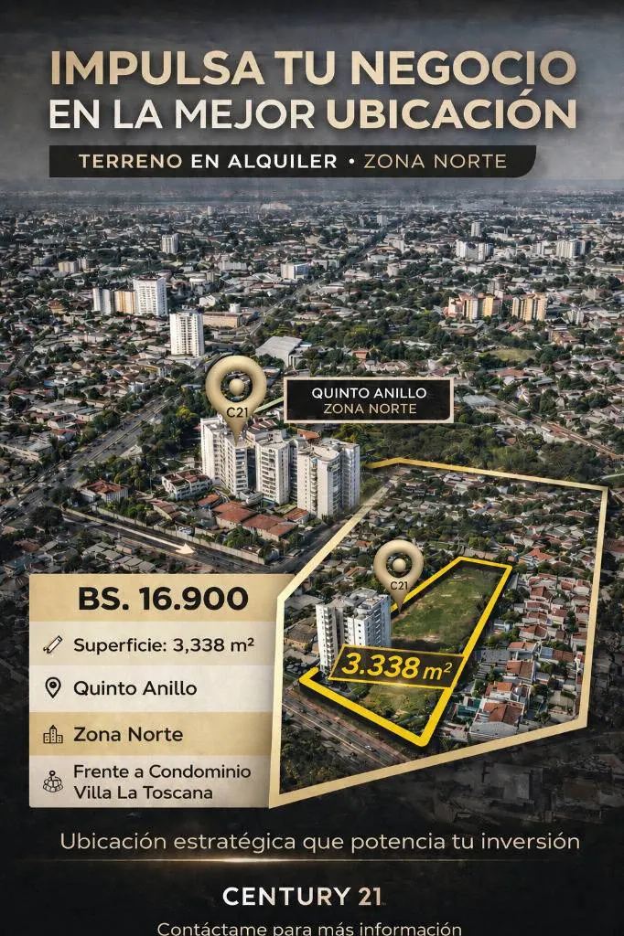 Terreno de 3.338 m² en alquiler en la Zona Norte, uso comercial: foto 2 de 6