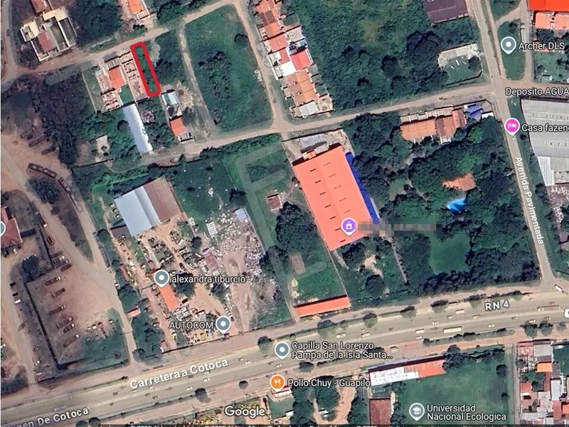 Terreno de 375,96 m² en venta sobre la carretera a Cotoca: foto 9 de 9