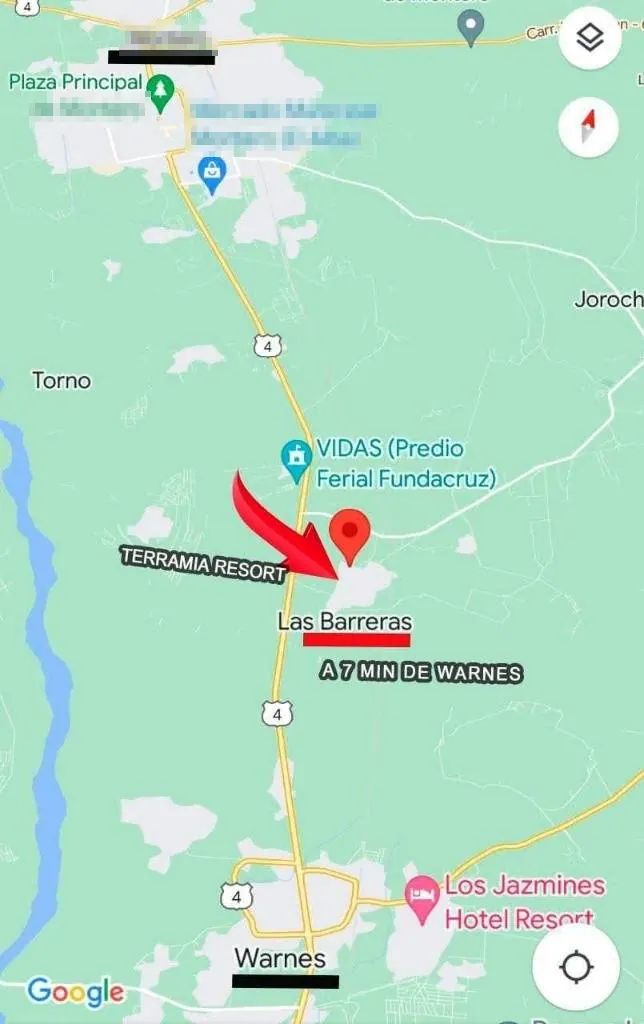 1,365 m² lot for sale in Las Barreras, Warnes: foto 2 de 4