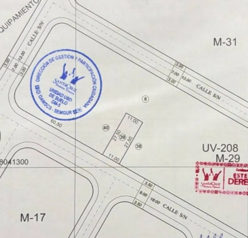 Terreno de 302,50 m² en venta en la Zona Norte, 9no anillo: foto 3 de 4
