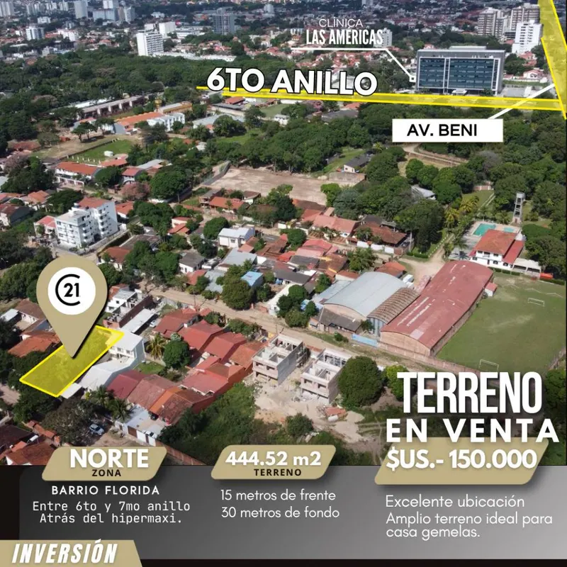 445 m² lot for sale in Barrio Florida, North Zone: foto 7 de 9