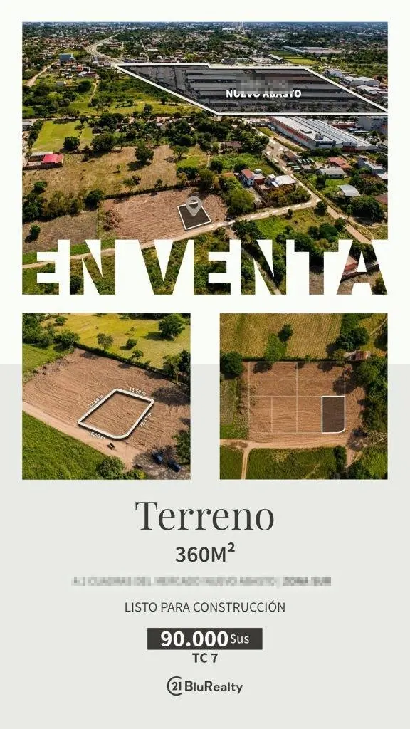 Corner lot of 360 m² for sale in the South Zone, 8th ring: foto 3 de 4
