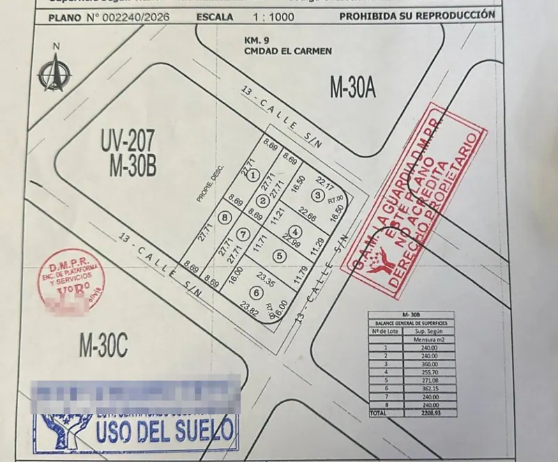 Corner lot of 360 m² for sale in the South Zone, 8th ring: foto 4 de 4