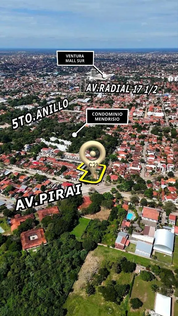 3,146 m² lot for sale on Av. Pirai, West Zone: foto 1 de 4