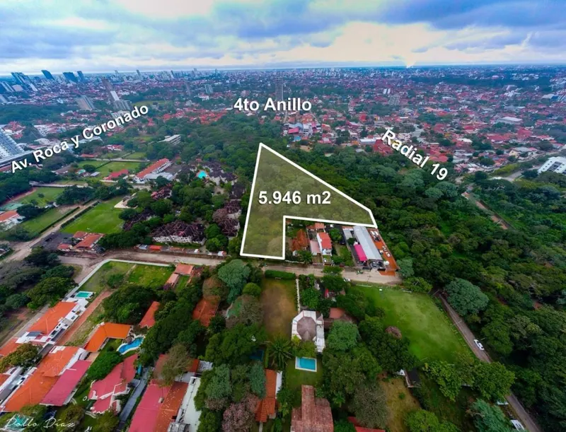 Terreno de 5.946,30 m² en venta sobre la Av. Roca y Coronado: foto 2 de 4