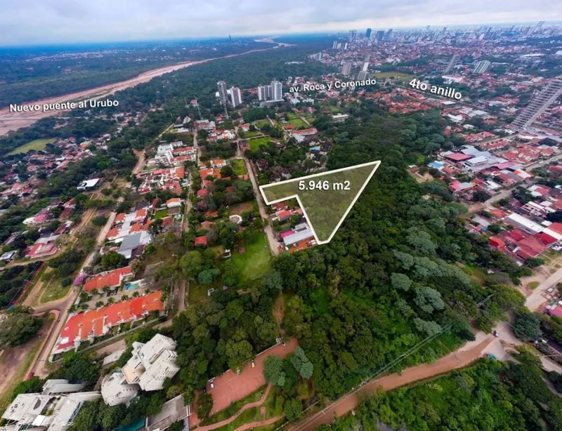 Terreno de 5.946,30 m² en venta sobre la Av. Roca y Coronado: foto 3 de 4
