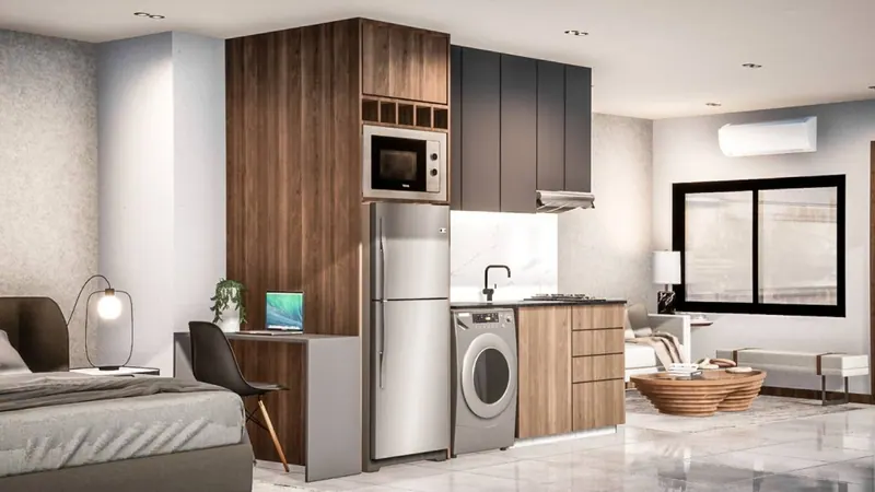 Brand-new studio apartment for sale in Essenzia, North Zone: foto 3 de 11