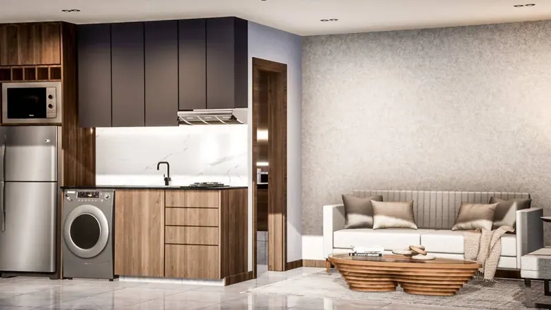 Brand-new studio apartment for sale in Essenzia, North Zone: foto 4 de 11